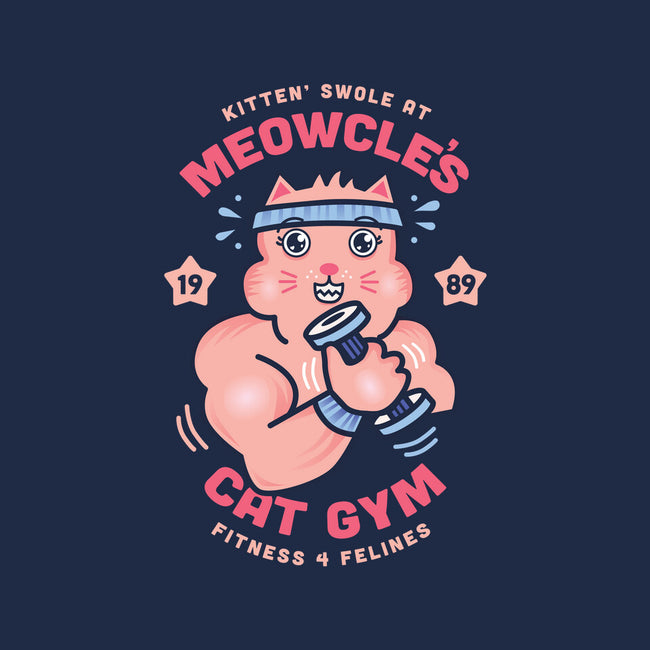 Meowcle's Cat Gym-unisex basic tee-hbdesign