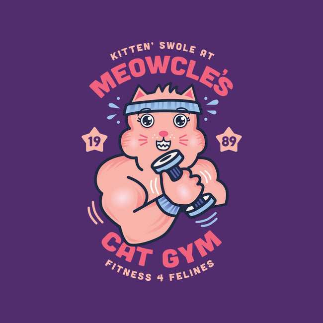 Meowcle's Cat Gym-none removable cover throw pillow-hbdesign