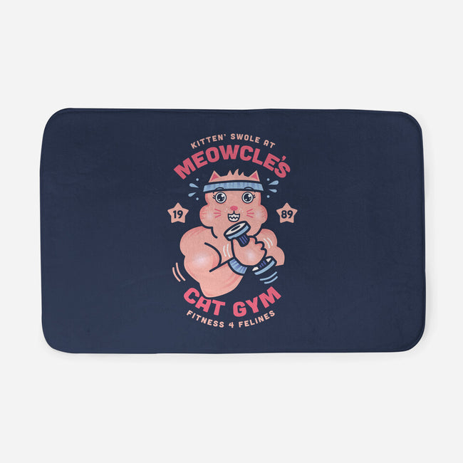 Meowcle's Cat Gym-none memory foam bath mat-hbdesign