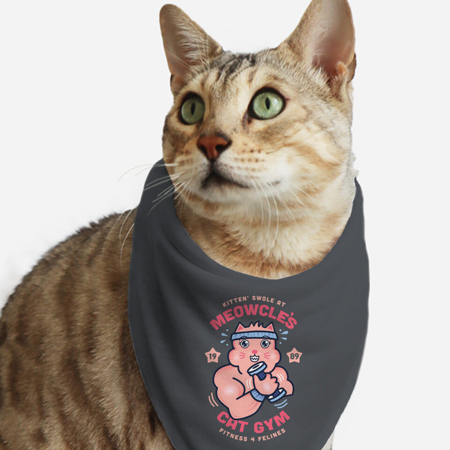 Meowcle's Cat Gym-cat bandana pet collar-hbdesign