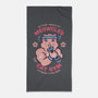 Meowcle's Cat Gym-none beach towel-hbdesign