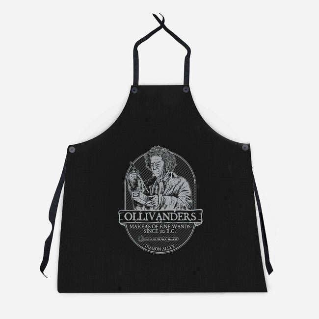 Ollivanders Fine Wands-unisex kitchen apron-Azafran
