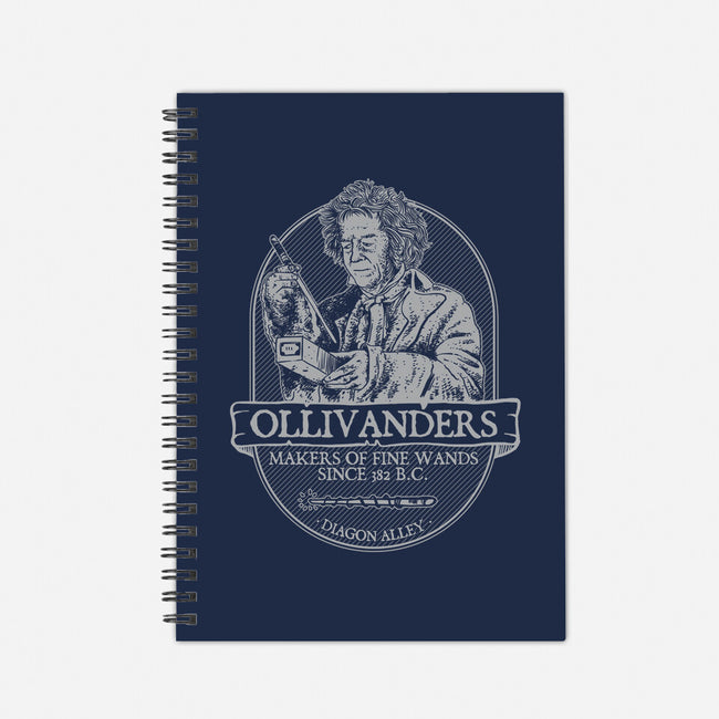Ollivanders Fine Wands-none dot grid notebook-Azafran