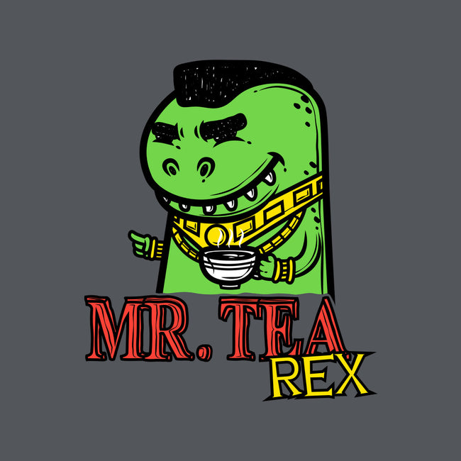 Mr. Tea Rex-none removable cover throw pillow-krisren28