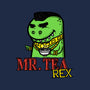 Mr. Tea Rex-none removable cover throw pillow-krisren28