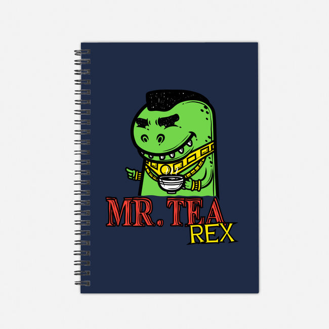 Mr. Tea Rex-none dot grid notebook-krisren28