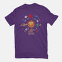 Set Dice Solar System-womens basic tee-Vallina84