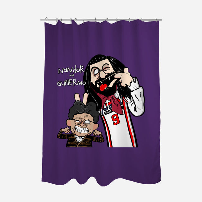 Nandor And Guillermo-none polyester shower curtain-MarianoSan