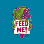 Feed Me Seymour!-none removable cover w insert throw pillow-Nemons