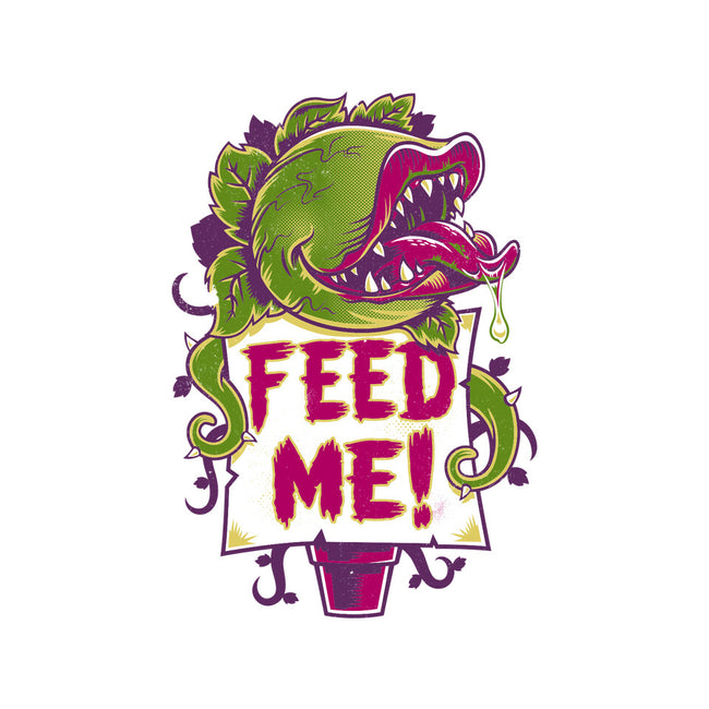 Feed Me Seymour!-none removable cover w insert throw pillow-Nemons