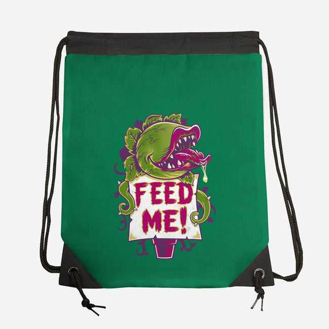 Feed Me Seymour!-none drawstring bag-Nemons