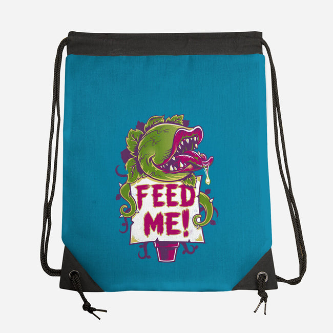 Feed Me Seymour!-none drawstring bag-Nemons