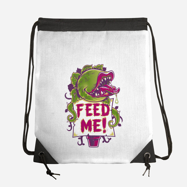 Feed Me Seymour!-none drawstring bag-Nemons