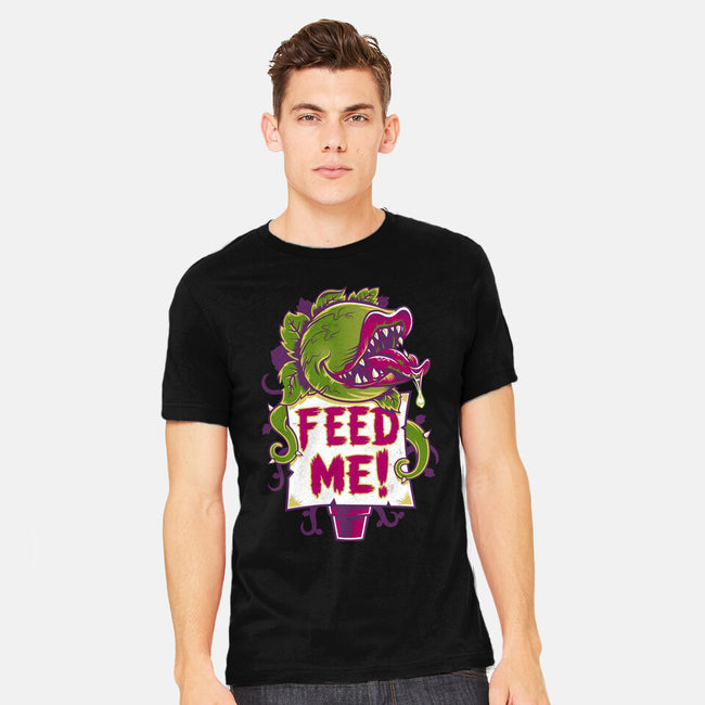 Feed Me Seymour!-mens heavyweight tee-Nemons