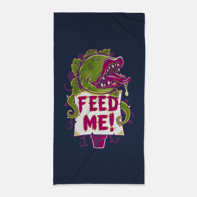 Feed Me Seymour!-none beach towel-Nemons