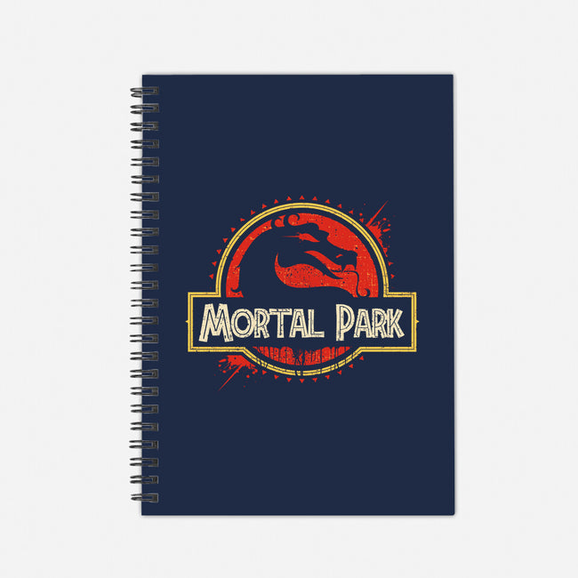 Mortal Park-none dot grid notebook-StudioM6
