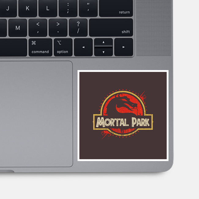 Mortal Park-none glossy sticker-StudioM6