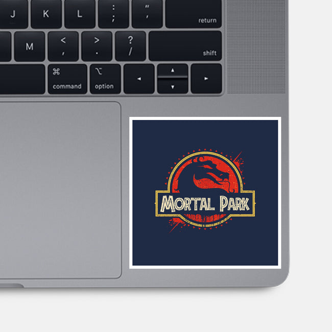 Mortal Park-none glossy sticker-StudioM6