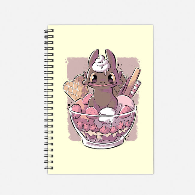 Toothless Dessert-none dot grid notebook-xMorfina