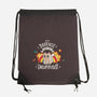 Unsupervised Cat-none drawstring bag-Typhoonic