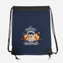 Unsupervised Cat-none drawstring bag-Typhoonic