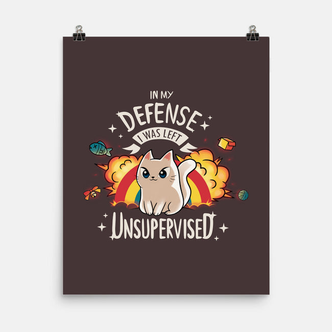 Unsupervised Cat-none matte poster-Typhoonic