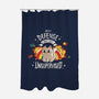 Unsupervised Cat-none polyester shower curtain-Typhoonic