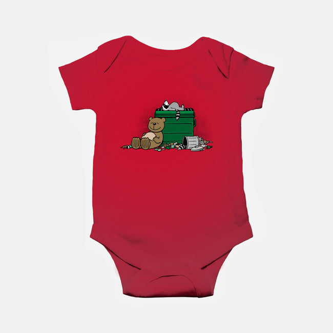 Trashnuts-baby basic onesie-pigboom