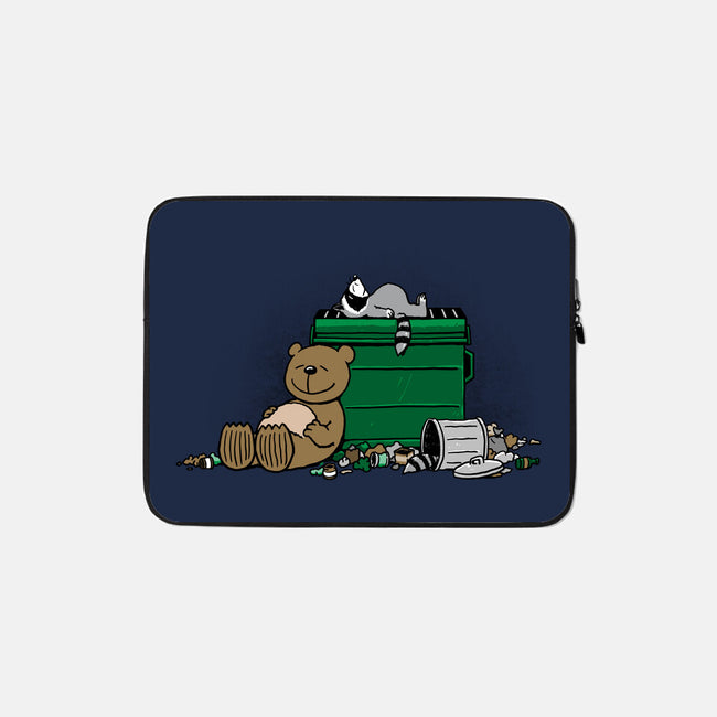 Trashnuts-none zippered laptop sleeve-pigboom