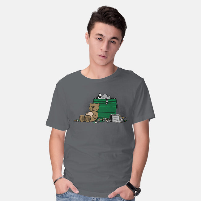 Trashnuts-mens basic tee-pigboom