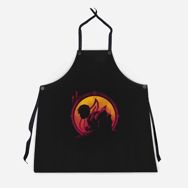 Fire Master-unisex kitchen apron-teesgeex