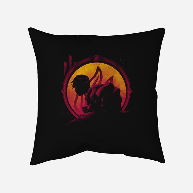 Fire Master-none removable cover w insert throw pillow-teesgeex