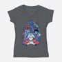 Team Fullmetal-womens v-neck tee-jmcg