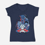 Team Fullmetal-womens v-neck tee-jmcg