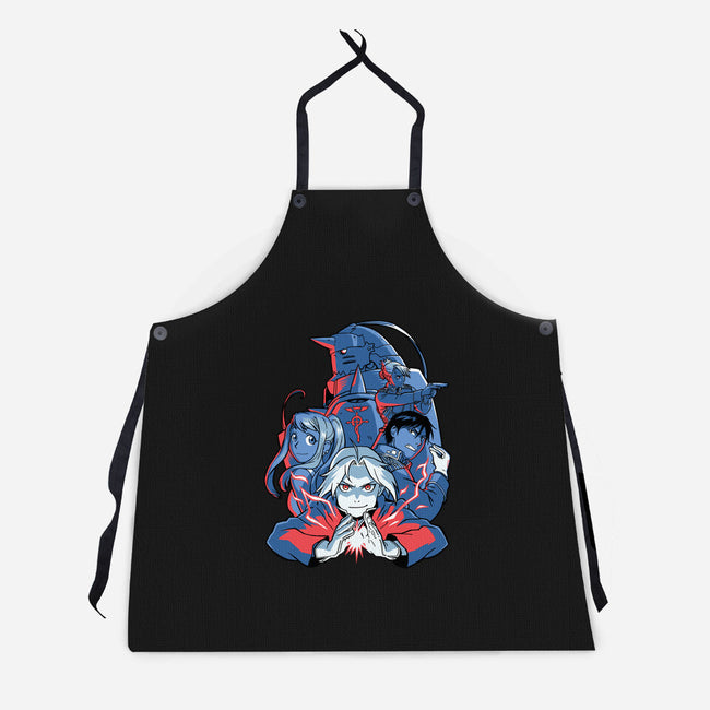 Team Fullmetal-unisex kitchen apron-jmcg