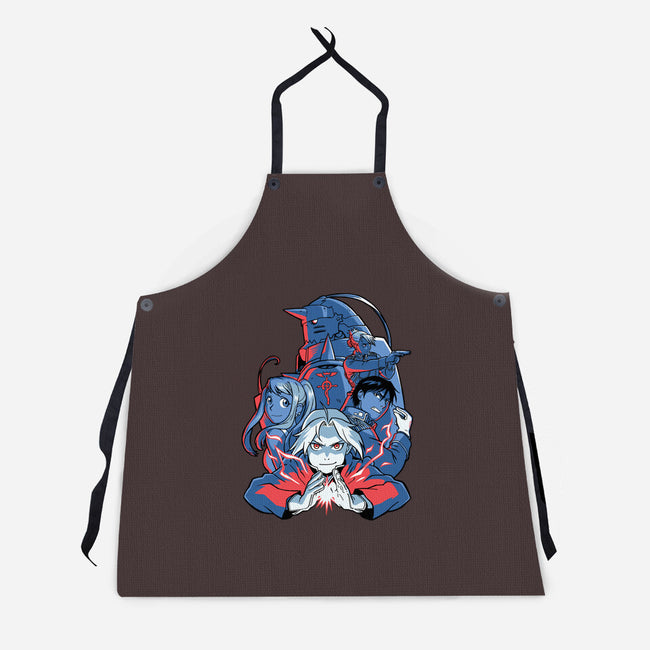 Team Fullmetal-unisex kitchen apron-jmcg
