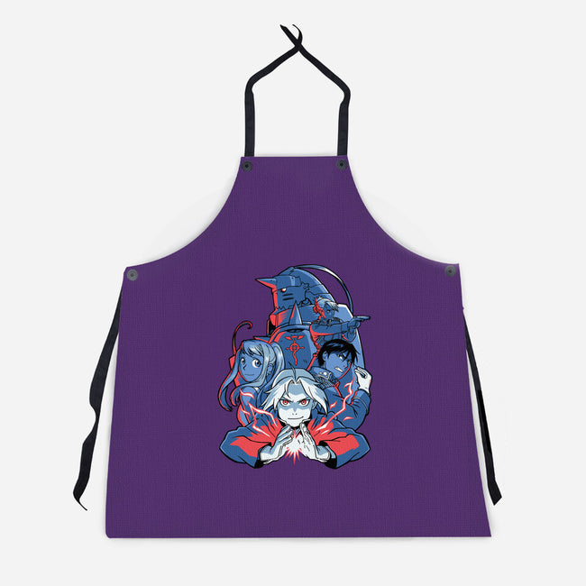 Team Fullmetal-unisex kitchen apron-jmcg