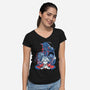 Team Fullmetal-womens v-neck tee-jmcg