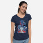 Team Fullmetal-womens v-neck tee-jmcg