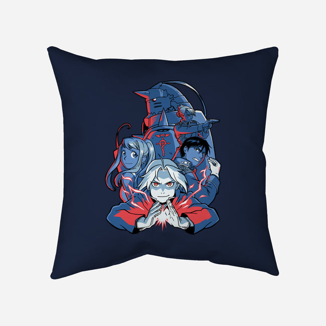 Team Fullmetal-none removable cover throw pillow-jmcg