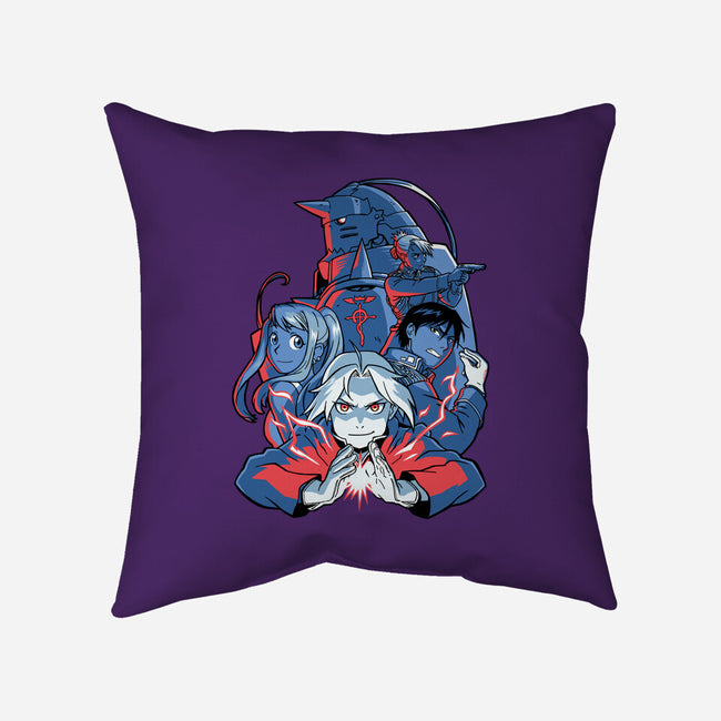 Team Fullmetal-none removable cover throw pillow-jmcg