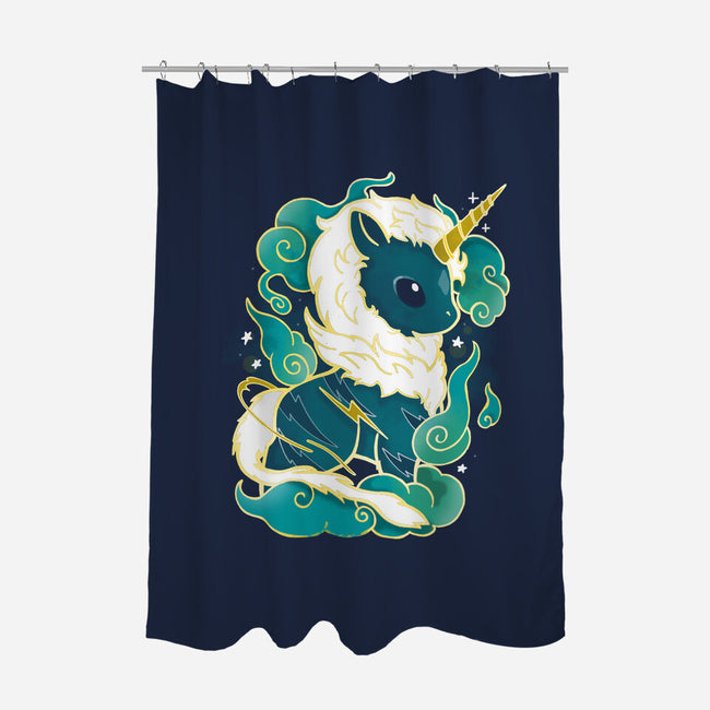 Kirin-none polyester shower curtain-Vallina84