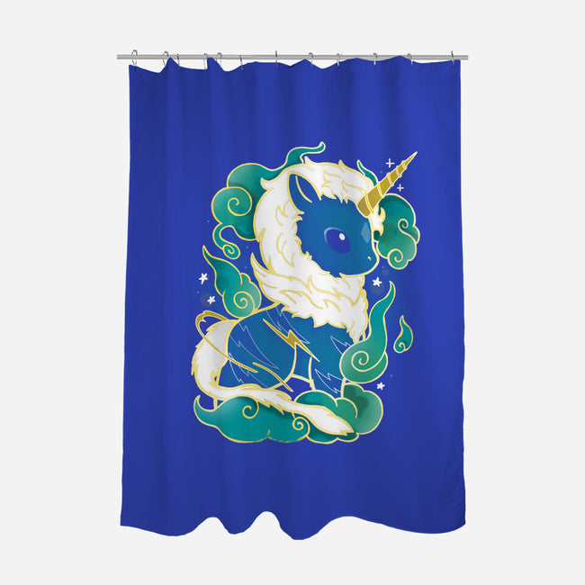 Kirin-none polyester shower curtain-Vallina84