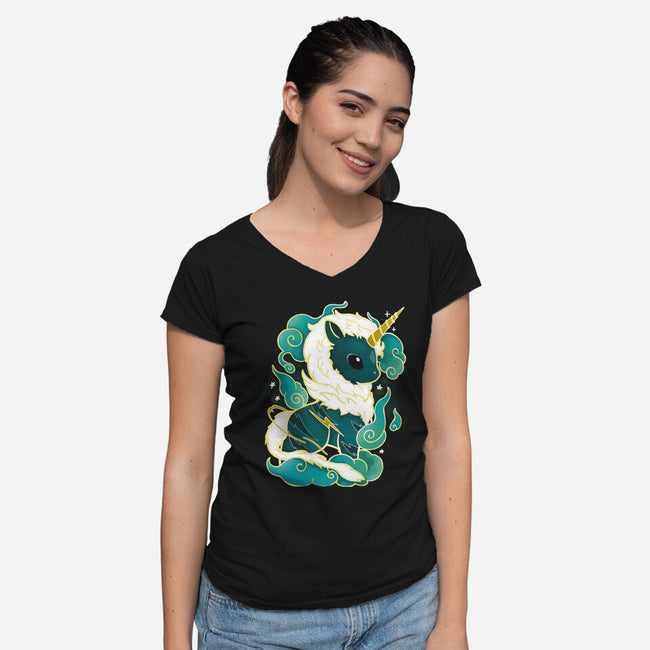 Kirin-womens v-neck tee-Vallina84