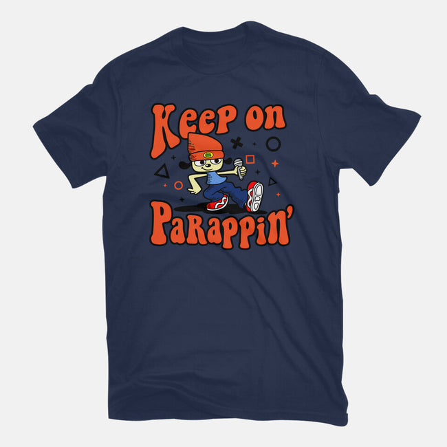 Keep On PaRappin-womens basic tee-demonigote