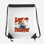 Keep On PaRappin-none drawstring bag-demonigote