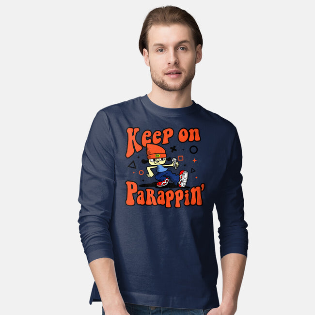 Keep On PaRappin-mens long sleeved tee-demonigote