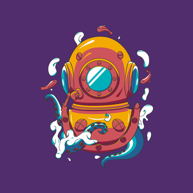 Diving Octopus-womens basic tee-Astoumix