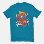 Diving Octopus-womens fitted tee-Astoumix