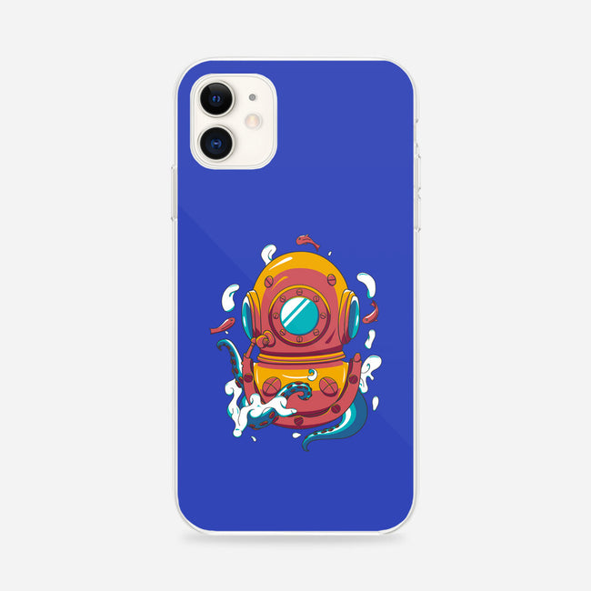 Diving Octopus-iphone snap phone case-Astoumix
